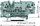 Bllok terminal bazë Wago 2002-1661, 2 përçues, 2.5mm², gri