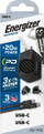Karikues muri Energizer Ultimate GaN 20W, USB-C PD, me kabllo USB-C, i zi