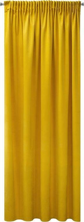 Perde kadife Eurofirany Pierre Cardin Velvet, 140 x 270 cm, ngjyrë mustardë