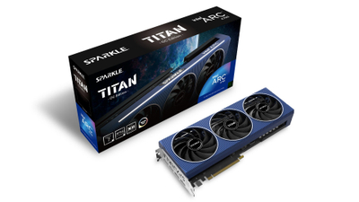 Графичка картичка Sparkle Arc A750 Titan OC Edition, 8GB GDDR6, PCIe 4.0, црна