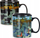 Filxhan Minecraft Paladone XL, 550 ml, qeramike që ndërron pamje me nxehtësi, i zi me ngjyra