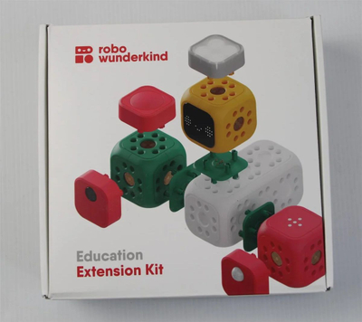 Set zgjerues Robo Wunderkind Extension Kit, module shtesë, sensorë dhe ekran LED