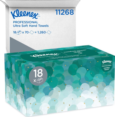 Peceta letre Kleenex Professional Ultra Soft, 1 shtresë, 70 fletë, të bardha