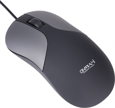 Mouse Marvo DMS002GY, 1200 DPI, me kabllo, gri