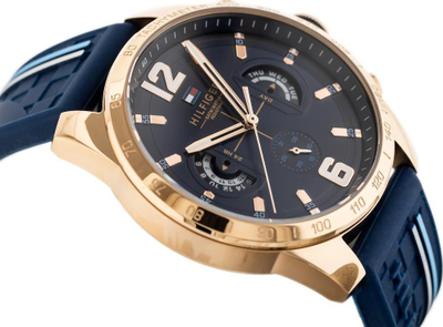 Orë dore Tommy Hilfiger 1791474 për burra, analoge, çelik inox