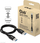 Kabllo USB Club 3D CAC-1525, USB 3.2 Gen1 Type A me Type A, 0.5 m, e zezë