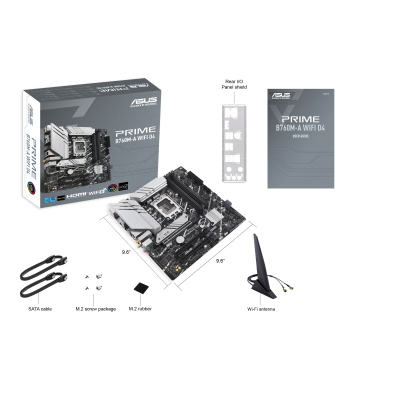 Матична плоча ASUS PRIME B760M-A WiFi D4 Intel B760 LGA 1700 micro ATX