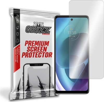 Xham mbrojtës GrizzGlass për Motorola Moto G51 5G, hybrid, transparent
