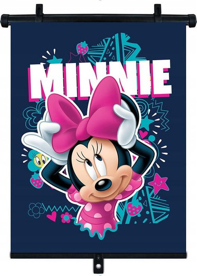 Rulo mbrojtëse dielli Seven Minnie Mouse 9309, 36x45cm, për veturë, shumëngjyrëshe