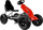 Gokart me pedale Lean Cars Go-Cart B012, fren me dorë, sedilje e rregullueshme, i kuq