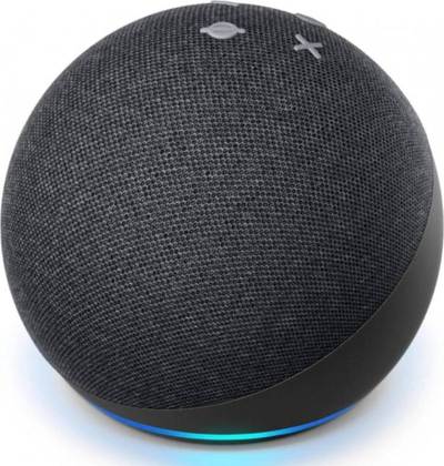 Altoparlant i zgjuar Amazon Echo 4th Gen me Alexa, WiFi, audio 360°, i zi