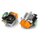 Set hotend Snapmaker J1 J1s, gryka 0.8mm, 2 copë, portokalli