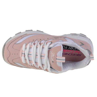 Atlete Skechers D'Lites Biggest Fan Jr 80587L LPKW, për fëmijë, Air Cooled Memory Foam, rozë e bardhë