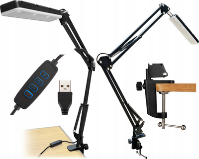 Ламба за маса Media-Tech MT224, 750lm, LED, црна