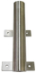 Mbajtëse flamuri inox, diametër 34 mm, 25 cm, ngjyrë argjendi