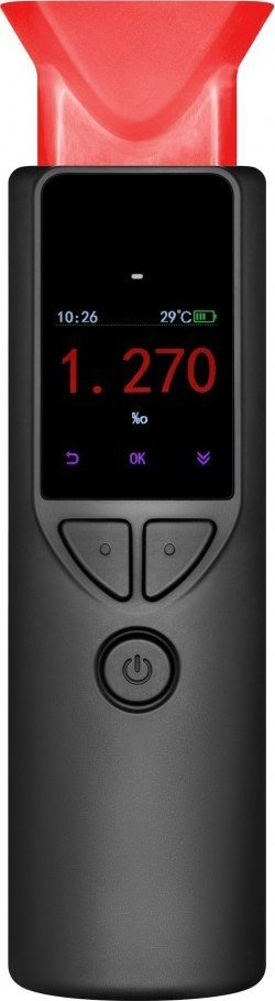 Alkooltest elektro-kimik AlcoVisor Deimos, sensor profesional, ekran digjital