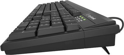 Tastierë KeySonic KSK-8008U-IP, me kabllo USB, IPX7, e zezë