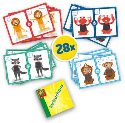 Loja me karta SES Creative Animal Yoga, 27 poza, shumëngjyrëshe
