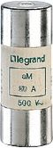 Siguresë cilindrike Legrand 015080, 80A aM HPC, 22 x 58mm