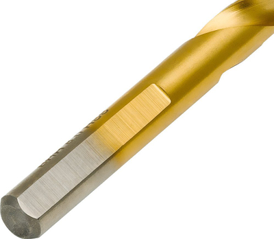 Spiralë për metal Baildon DIN 338 RN, 6 mm, HSS TiN, bosht me 3 faqe