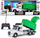 Kamion lodër me telekomandë Artyk R/C Garbage Truck, 35cm, me drita dhe tinguj, shumëngjyrësh