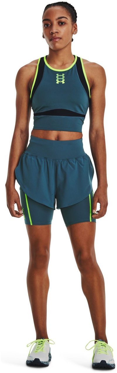 Панталони за трчање Under Armour Run Anywhere Women, 2 во 1, со џеб, сини