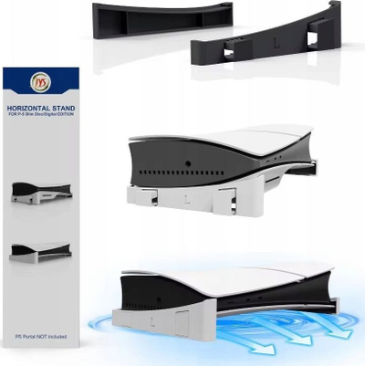 Stendë vertikale Coaster për PlayStation 5, aksesor për konsolën, e bardhë