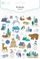 Stickerë dekorativë Dalprint Winter Landscape, me shkëlqim, motive dimri, me ngjyra