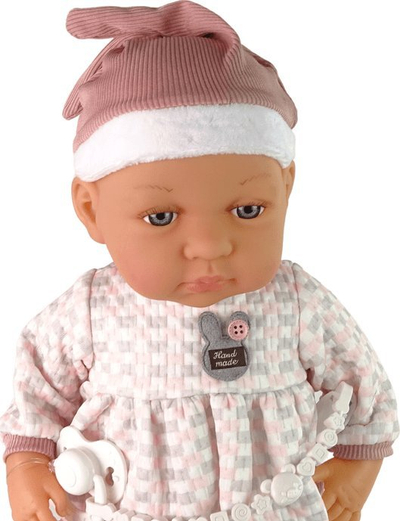 Kukull Leantoys Bobas, 46 cm, me aksesorë, shumëngjyrëshe