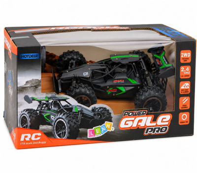 Makinë lodër RC LeanToys Off-Road Climbing Car, shkalla 1:18, 15 km/h, e zezë
