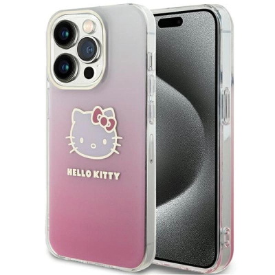 Këse telefoni Hello Kitty HKHCP13XHDGKEP, për iPhone 13 Pro Max 6.7", hardcase TPU, rozë gradient