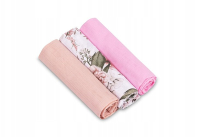 Pelenë muslin për bebe Muslin Diaper EG-0001, 60x80cm, pambuk, e bardhë