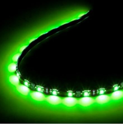 Shirit LED Lamptron Flexlight Pro, 24 LED, 4 pin Molex, jeshil