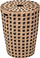 Shportë rrobash 5five Paper Laundry Basket 40L, me kapak, bezh e zezë