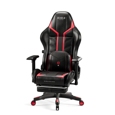 Karrige gaming Diablo Chairs X-RAY L, ergonomike, e zezë me të kuqe