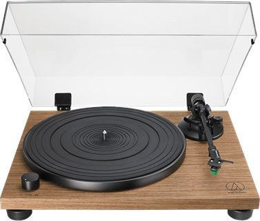 Gramafon Audio Technica AT-LPW40WN, me dorë, me rrip, bazë druri, walnut