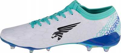 Këpucë futbolli Joma Gol 2472 FG, me dado për bar natyral, lëkurë sintetike, të bardha, nr 46