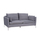 Sofa Karen 208x81x95cm (HM3136.31), gri