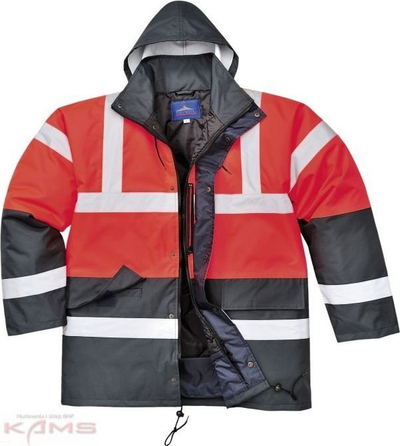 Xhaketë dimri Portwest Hi Vis Contrast Winter Traffic, 2XL, reflektuese, e verdhë e zezë