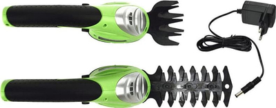Gërshërë kopshti pa kabllo John Gardener G83012, 7.2V, teh 12 cm, jeshile