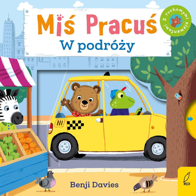 Libër për kalamoj Benji Davies Busy Bear On a Journey, libër me figura, kapak i fortë, shumëngjyrësh