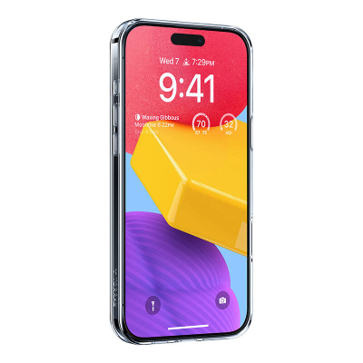 Mbrojtëse telefoni Torras Ostand Pro për iPhone 16, me unazë stand, transparente
