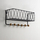 Varëse rrobash Astar HOOK CLOTHING WUO 2C, 350x120x165 cm, metal, e zezë