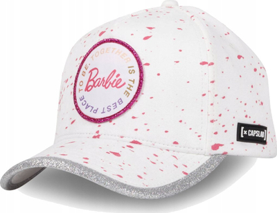 Kapele baseball Capslab Barbie CL-BA1-2-CB-BAR2, snapback, e bardhë