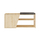 Stol Decortie Fiona (104 x 37 x 47 cm), kafe e hapur