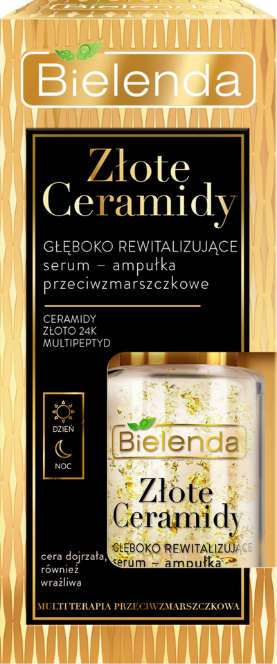 Serum ampulë kundër rrudhave Bielenda Golden Ceramides, 15 ml