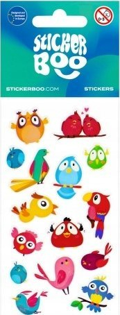 Декоративни налепници Sticker Boo Birds 483495, детски, шарени