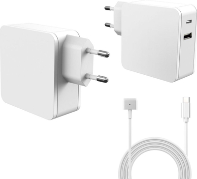 Adapter karikues CoreParts MBXAP-AC0021, 45W, USB dhe USB-C, i bardhë