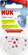 Biberonë qetësues NUK Silicone Soother Star Night, 6-18 muaj, rozë