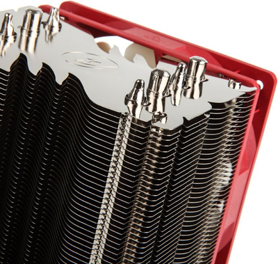 Ftohës procesori Raijintek Themis Evo, ventillator 120mm PWM, 4 heatpipe bakri, i kuq